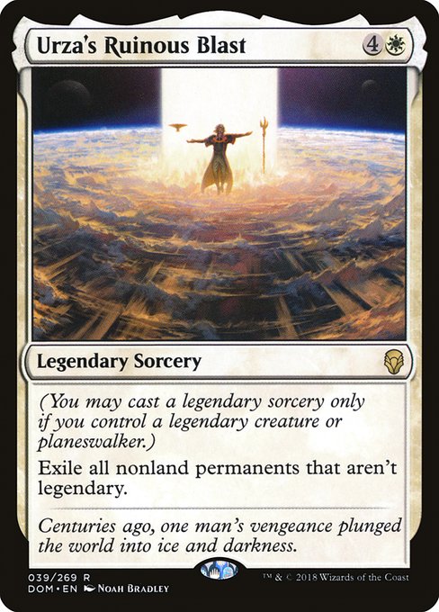 Dominaria - 39 - Urza's Ruinous Blast - Rare - W - Non-foil