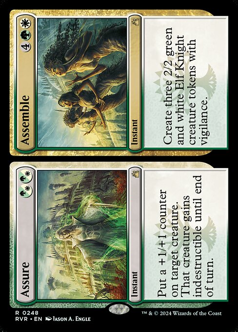 Ravnica Remastered - 248 - Assure // Assemble - Rare - WG - Non-foil