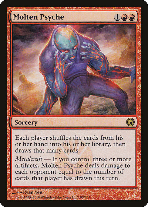 Scars of Mirrodin - 98 - Molten Psyche - Rare - R - Non-foil