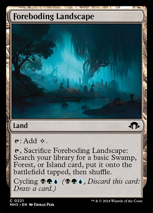Modern Horizons 3 - 221 - Foreboding Landscape - Common - C - Foil