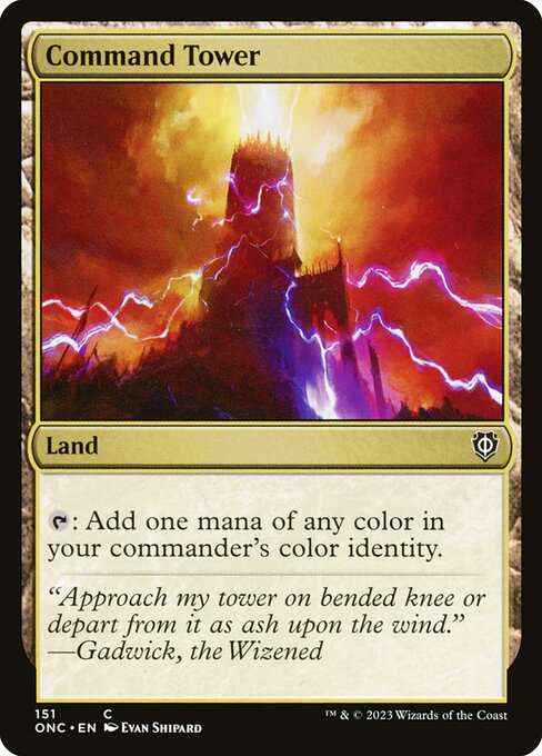 Phyrexia: All Will Be One Commander - 151 - Command Tower - Common - C - Non-foil