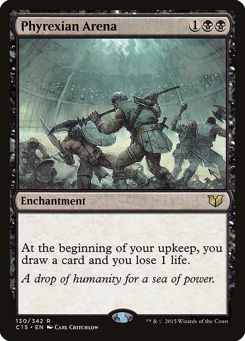 Commander 2015 - 130 - Phyrexian Arena - Rare - B - Non-foil