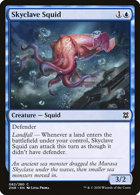 Zendikar Rising - 82 - Skyclave Squid - Common - U - Non-foil