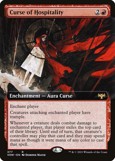 Innistrad: Crimson Vow - 377 - Curse of Hospitality - Rare - R - Non-foil