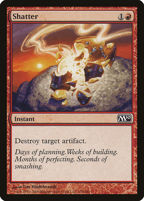 Magic 2010 - 155 - Shatter - Common - R - Non-foil