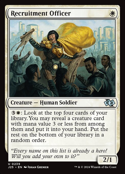 Foundations Jumpstart - 239 - Recruitment Officer - Uncommon - W - Non-foil