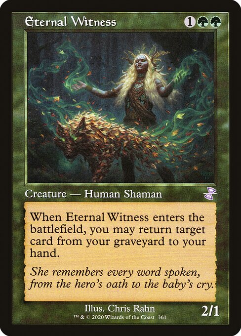 Time Spiral Remastered - 361 - Eternal Witness - Special - G - Non-foil