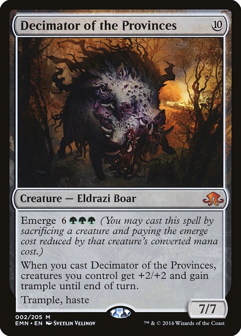 Eldritch Moon - 2 - Decimator of the Provinces - Mythic - C - Non-foil