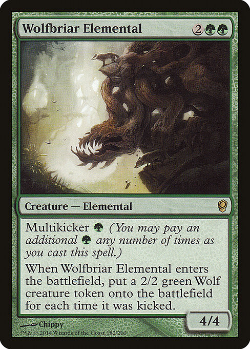 Conspiracy - 182 - Wolfbriar Elemental - Rare - G - Non-foil