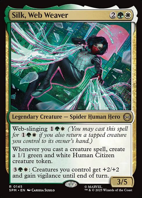 Marvel's Spider-Man - 145 - Silk, Web Weaver - Rare - WG - Non-foil