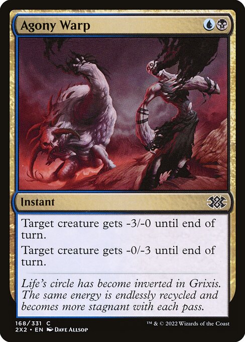 Double Masters 2022 - 168 - Agony Warp - Common - UB - Non-foil