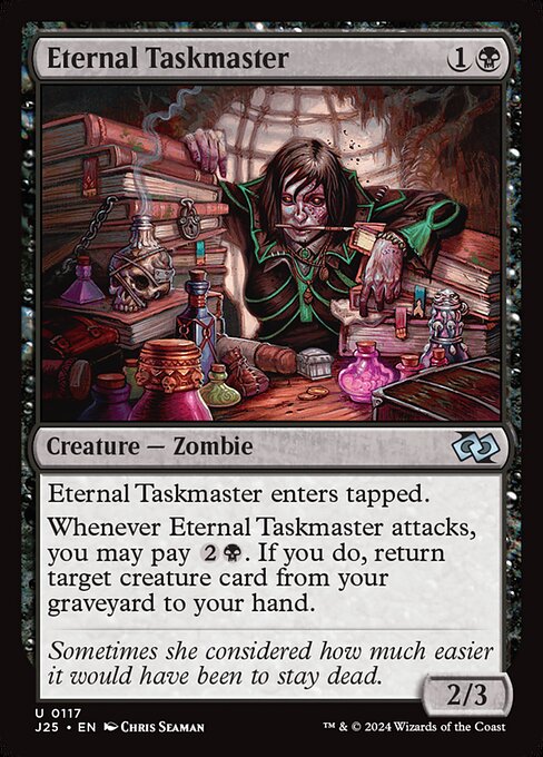 Foundations Jumpstart - 117 - Eternal Taskmaster - Uncommon - B - Non-foil
