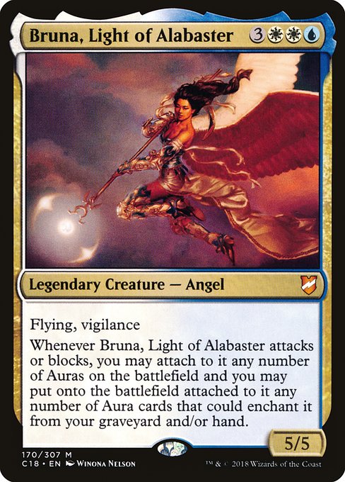 Commander 2018 - 170 - Bruna, Light of Alabaster - Mythic - WU - Non-foil