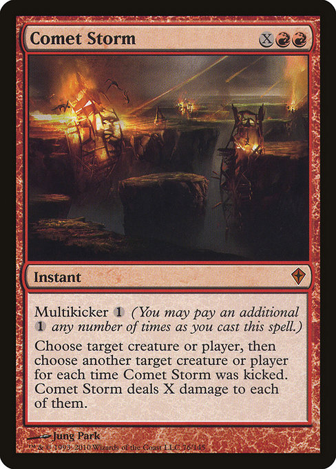 Worldwake - 76 - Comet Storm - Mythic - R - Non-foil