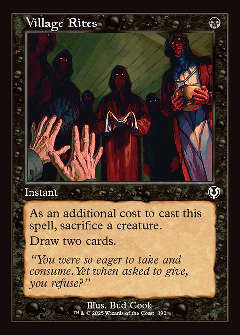 Innistrad Remastered - 392 - Village Rites - Common - B - Non-foil - Promo