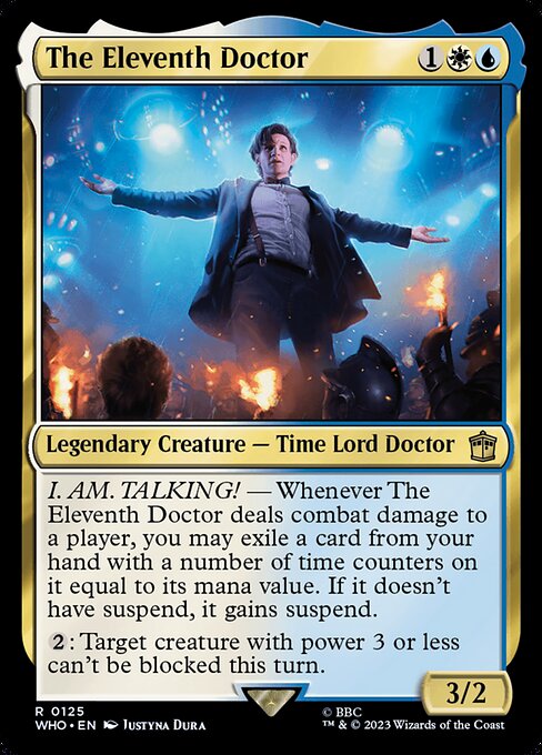 Doctor Who - 125 - The Eleventh Doctor - Rare - WU - Foil