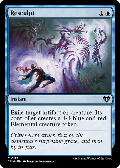 Commander Masters - 115 - Resculpt - Common - U - Non-foil
