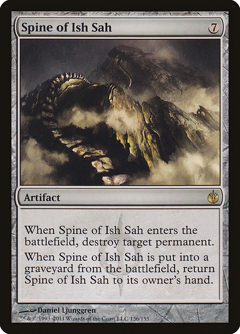 Mirrodin Besieged - 136 - Spine of Ish Sah - Rare - C - Non-foil
