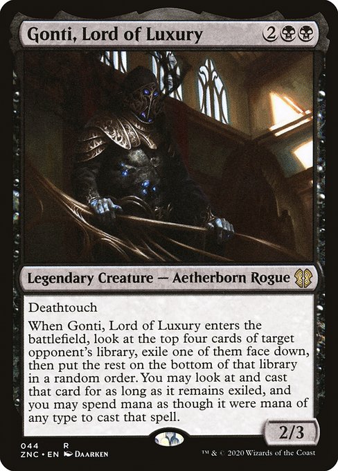 Zendikar Rising Commander - 44 - Gonti, Lord of Luxury - Rare - B - Non-foil