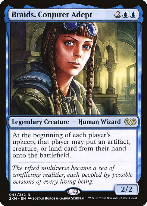 Double Masters - 43 - Braids, Conjurer Adept - Rare - U - Non-foil