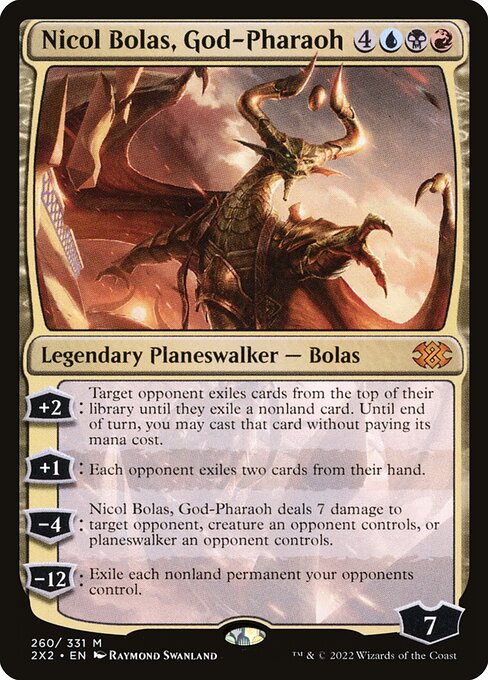 Double Masters 2022 - 260 - Nicol Bolas, God-Pharaoh - Mythic - Multi - Non-foil
