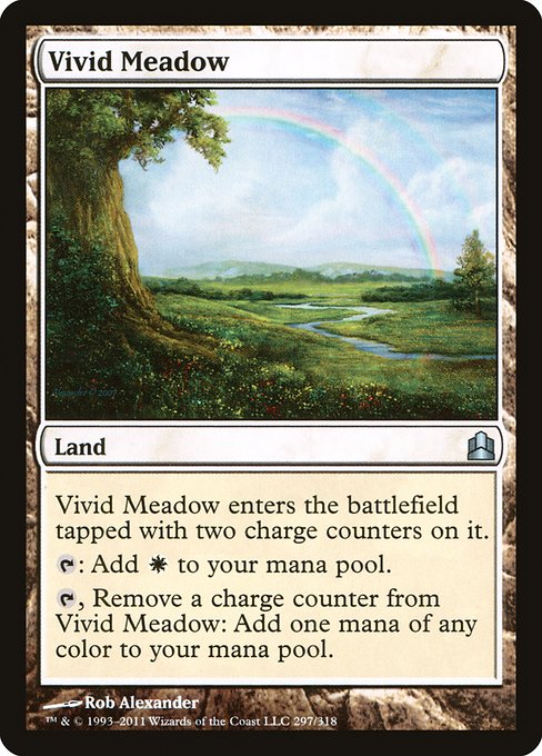 Commander 2011 - 297 - Vivid Meadow - Uncommon - C - Non-foil