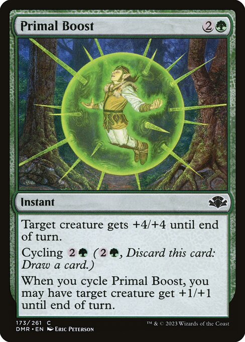 Dominaria Remastered - 173 - Primal Boost - Common - G - Non-foil