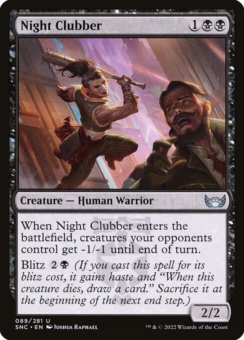 Streets of New Capenna - 89 - Night Clubber - Uncommon - B - Non-foil