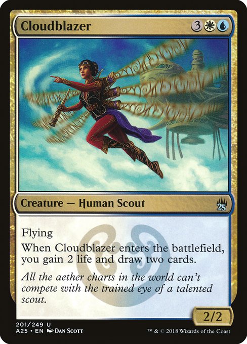Masters 25 - 201 - Cloudblazer - Uncommon - WU - Non-foil