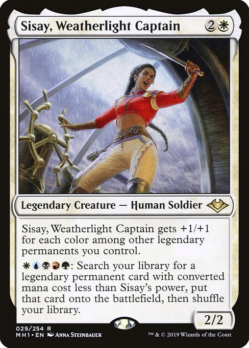 Modern Horizons - 29 - Sisay, Weatherlight Captain - Rare - W - Non-foil