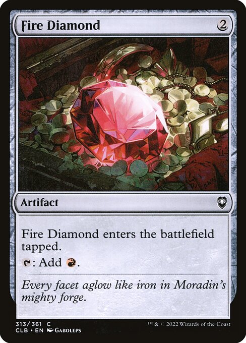 Commander Legends: Battle for Baldur's Gate - 313 - Fire Diamond - Common - C - Non-foil