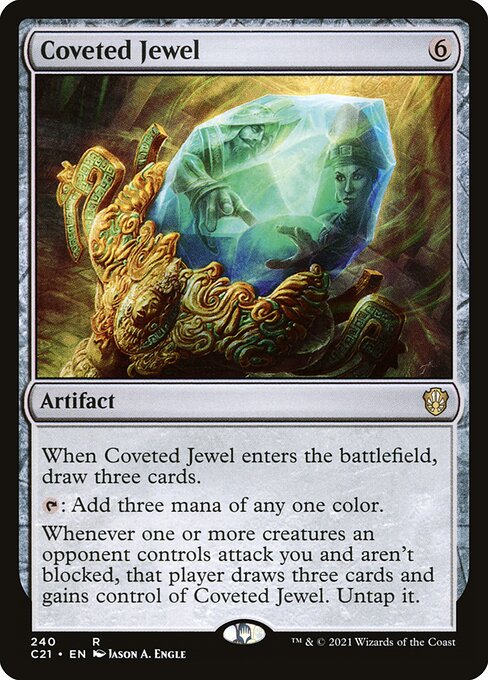 Commander 2021 - 240 - Coveted Jewel - Rare - C - Non-foil