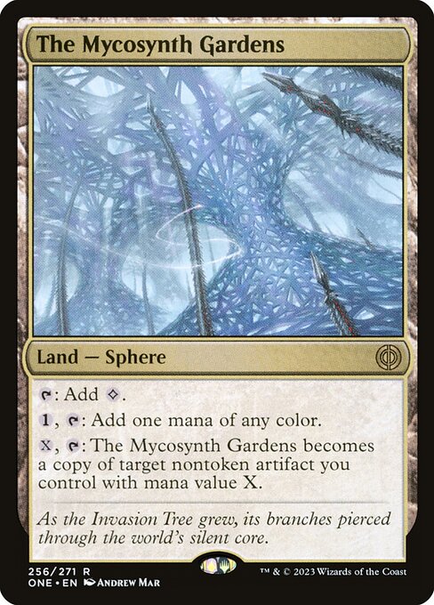 Phyrexia: All Will Be One - 256 - The Mycosynth Gardens - Rare - C - Non-foil