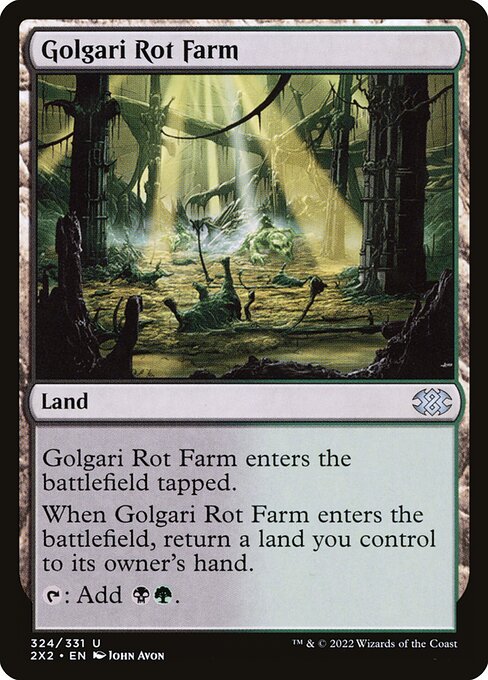 Double Masters 2022 - 324 - Golgari Rot Farm - Uncommon - C - Non-foil