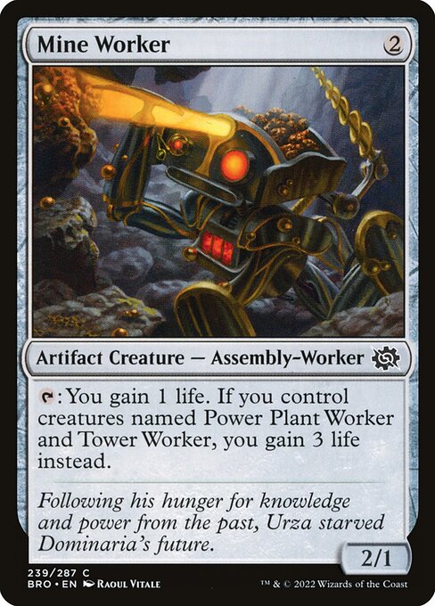 The Brothers' War - 239 - Mine Worker - Common - C - Foil