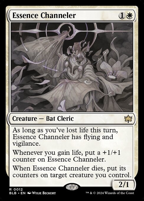 Bloomburrow - 12 - Essence Channeler - Rare - W - Non-foil