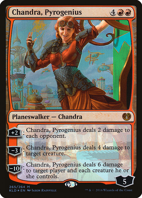 Kaladesh - 265 - Chandra, Pyrogenius - Mythic - R - Foil