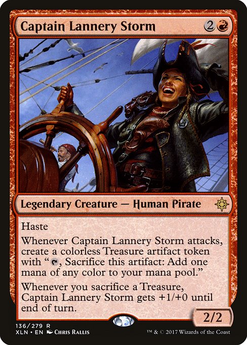 Ixalan - 136 - Captain Lannery Storm - Rare - R - Non-foil