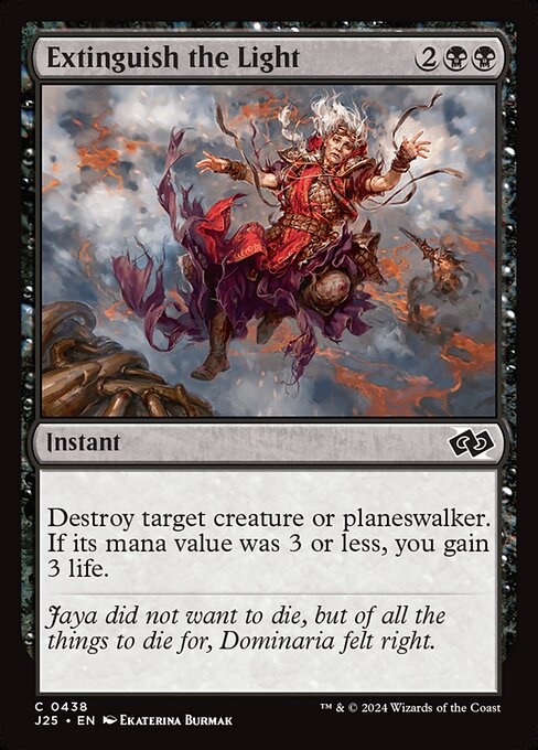 Foundations Jumpstart - 438 - Extinguish the Light - Common - B - Non-foil