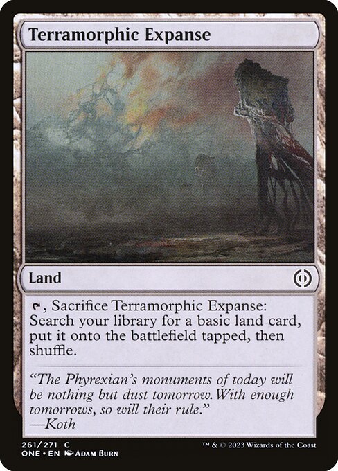Phyrexia: All Will Be One - 261 - Terramorphic Expanse - Common - C - Non-foil