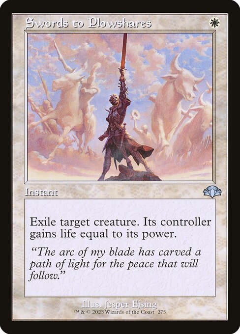 Dominaria Remastered - 275 - Swords to Plowshares - Uncommon - W - Non-foil