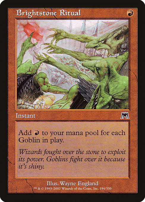 Onslaught - 191 - Brightstone Ritual - Common - R - Non-foil