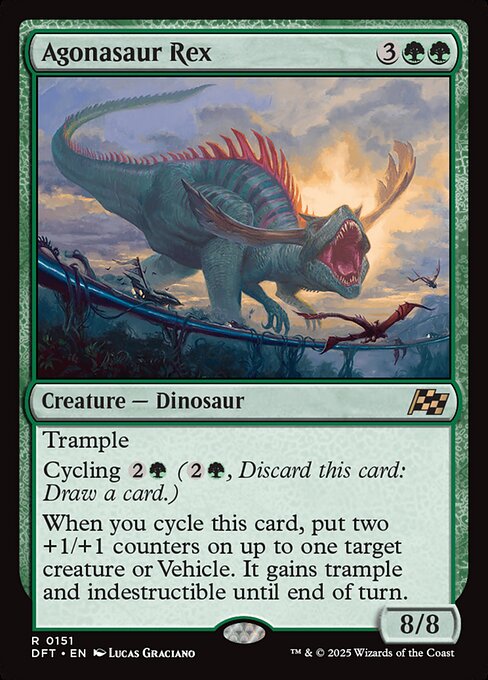 Aetherdrift - 151 - Agonasaur Rex - Rare - G - Non-foil