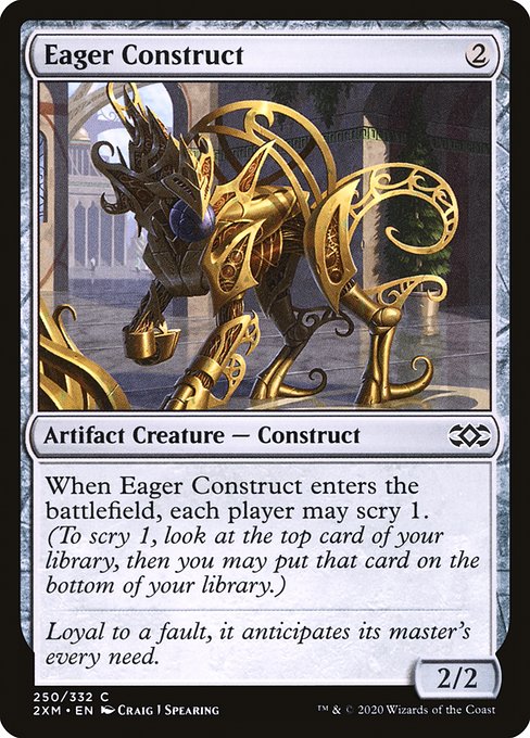Double Masters - 250 - Eager Construct - Common - C - Non-foil