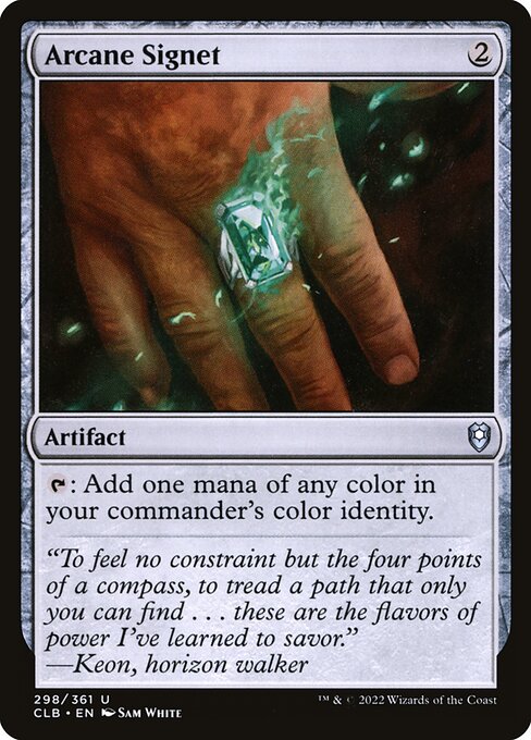 Commander Legends: Battle for Baldur's Gate - 298 - Arcane Signet - Uncommon - C - Non-foil