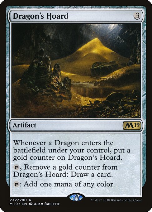 Core Set 2019 - 232 - Dragon's Hoard - Rare - C - Non-foil