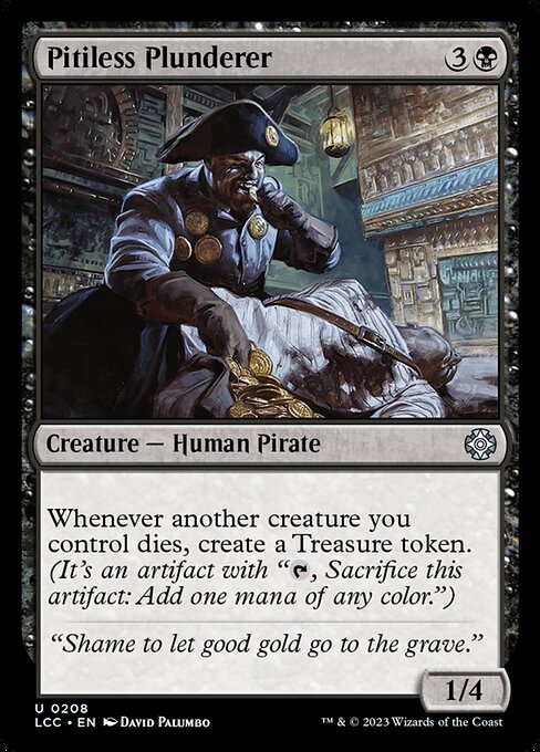 The Lost Caverns of Ixalan Commander - 208 - Pitiless Plunderer - Uncommon - B - Non-foil