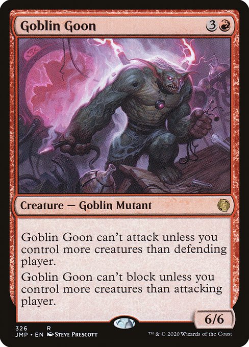 Jumpstart - 326 - Goblin Goon - Rare - R - Non-foil