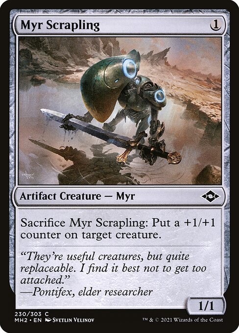 Modern Horizons 2 - 230 - Myr Scrapling - Common - C - Non-foil