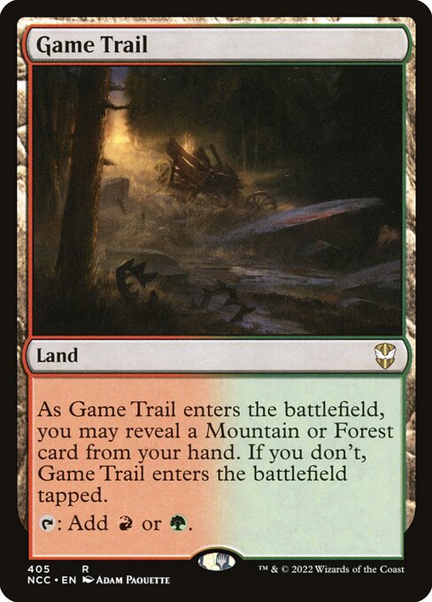 New Capenna Commander - 405 - Game Trail - Rare - C - Non-foil